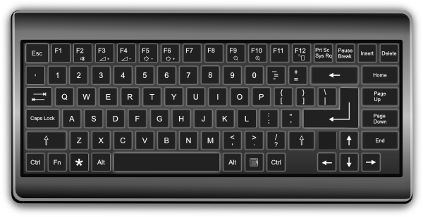 black keyboard clip art clkerm vector clip art #17192