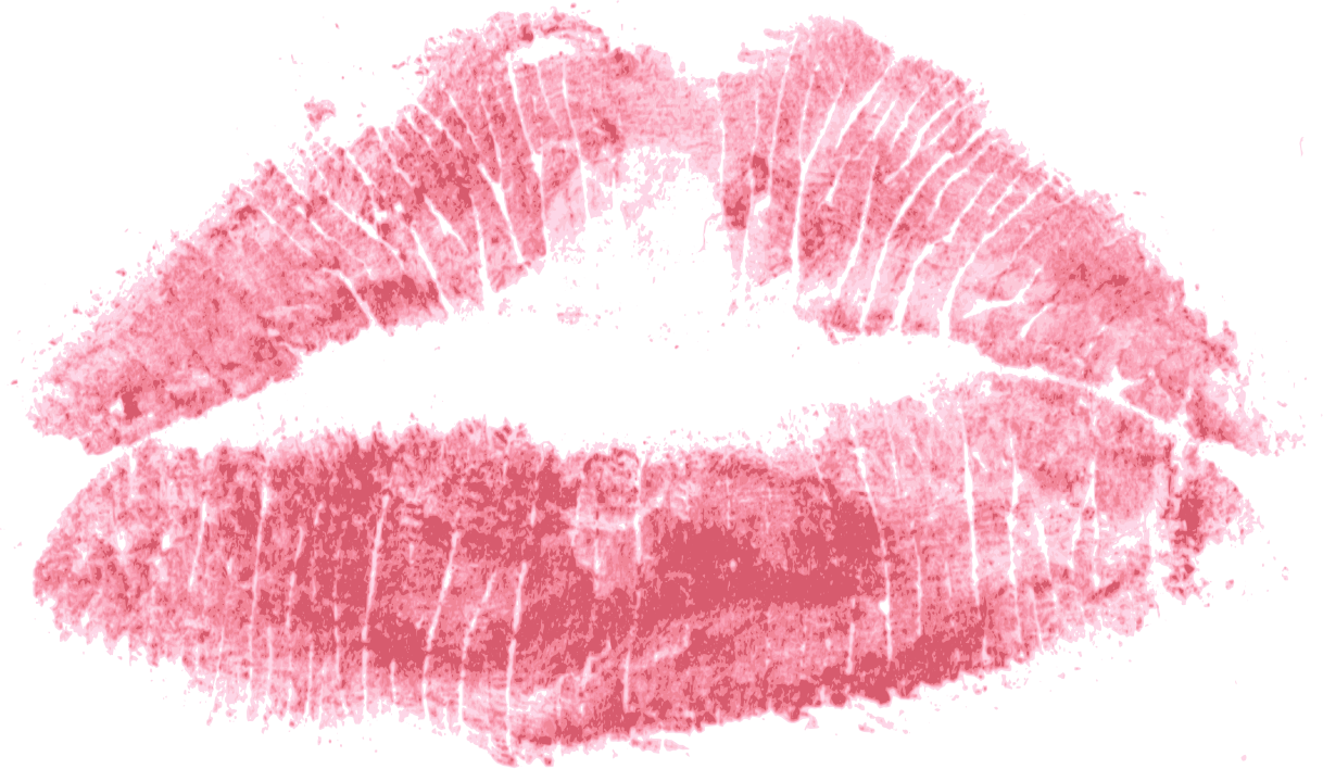 red print kiss lips png transparent #12033