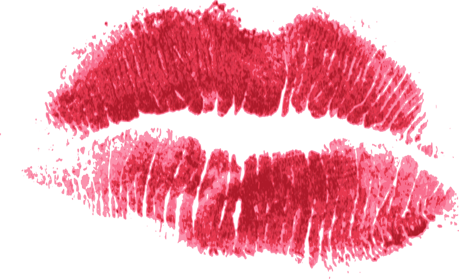 red print kiss lips png transparent #12057