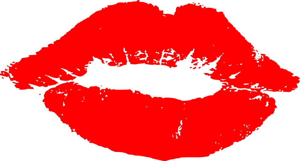 vector graphic kiss kissing lips image #12053