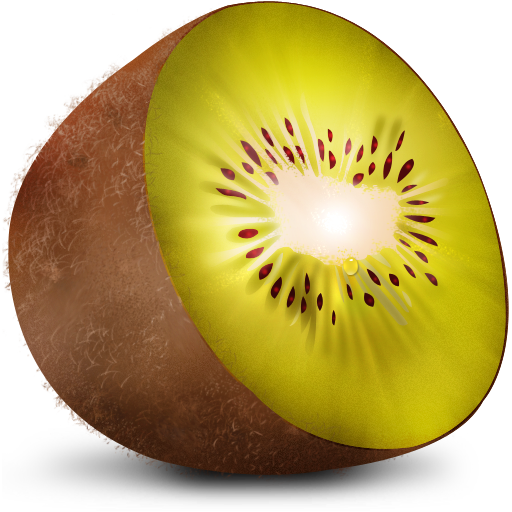 kiwi icon paradise fruits iconset artbees #24932