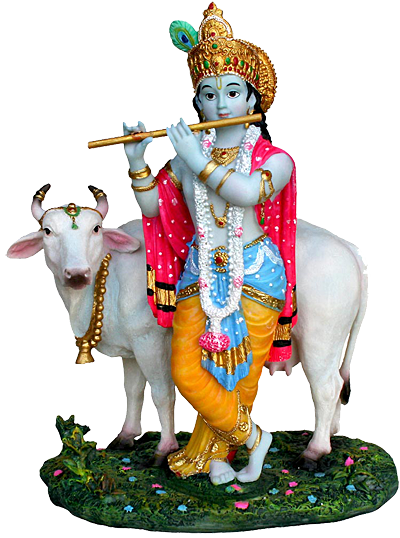 download lord krishna and cow transparent #33017