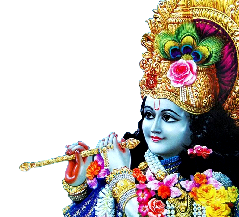 transparent krishna png with flute #33009