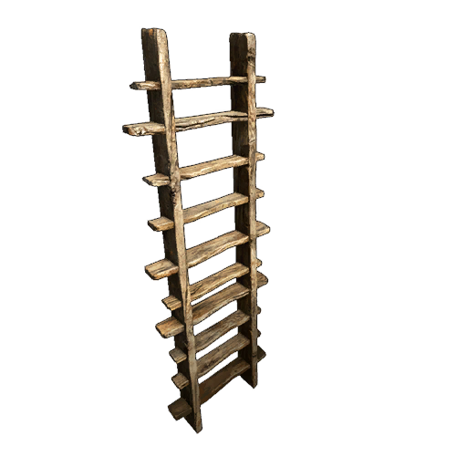 high quality ladder wooden transparent