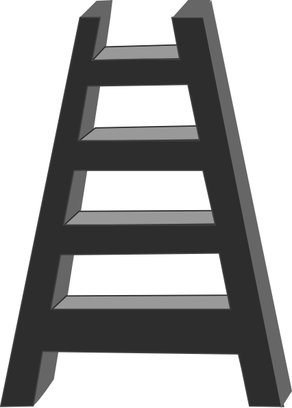 black ladder icon #29307
