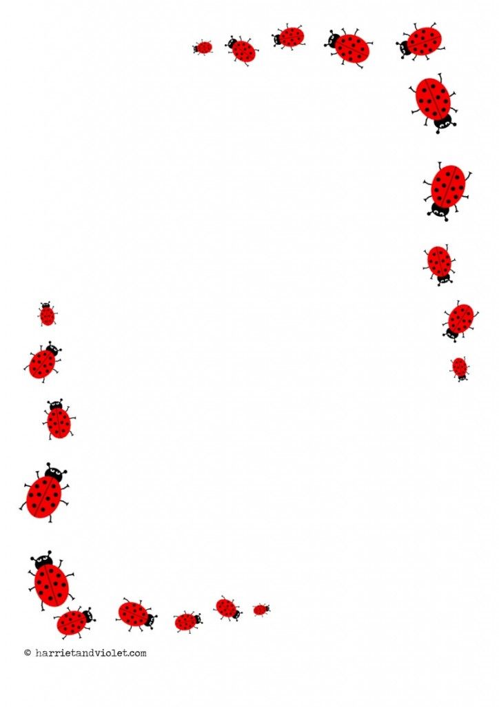 ladybug clipart, ladybug border clipart clip art