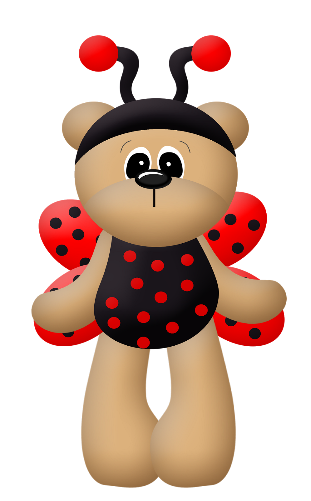 clipart ladybug png dress bears baby #32093