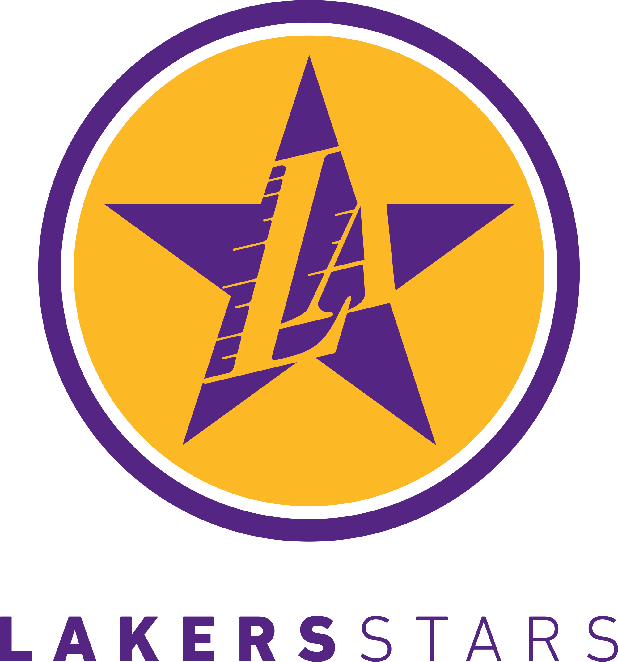 Lakers Stars PNG logo #40417