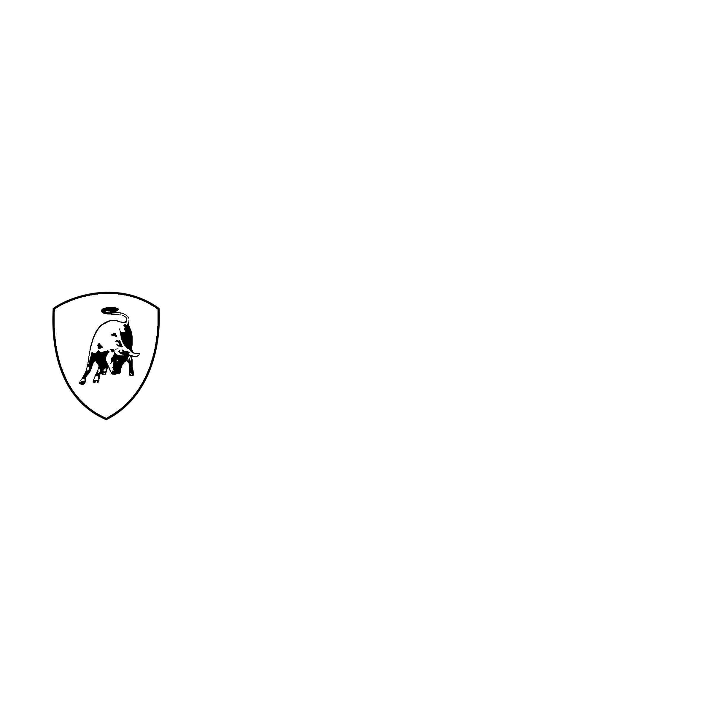 Lamborghini Symbol Outline Gadisyuccavalley