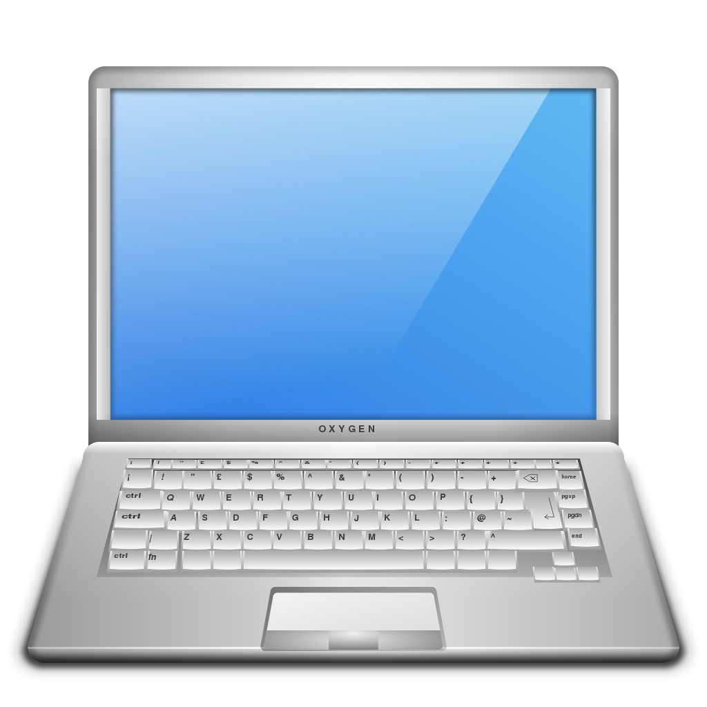 computer laptop blue hd png #10764