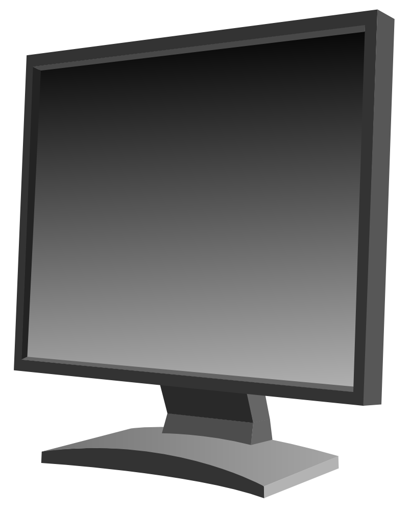 onlinelabels clip art lcd monitor #16711