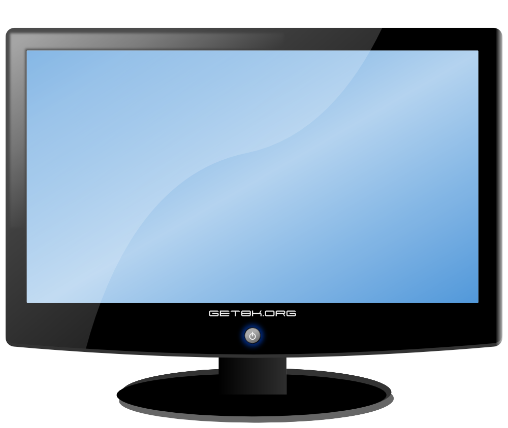 onlinelabels clip art lcd widescreen monitor #16746