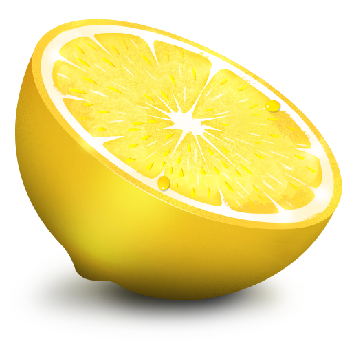 lemon icon paradise fruit icon set softiconsm #13401