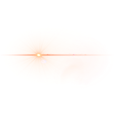 orange lens flare transparent png #6917