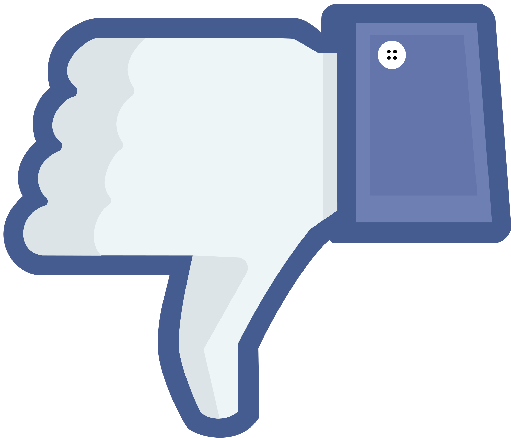 youtube dislike facebook thumbs down not like png #10467