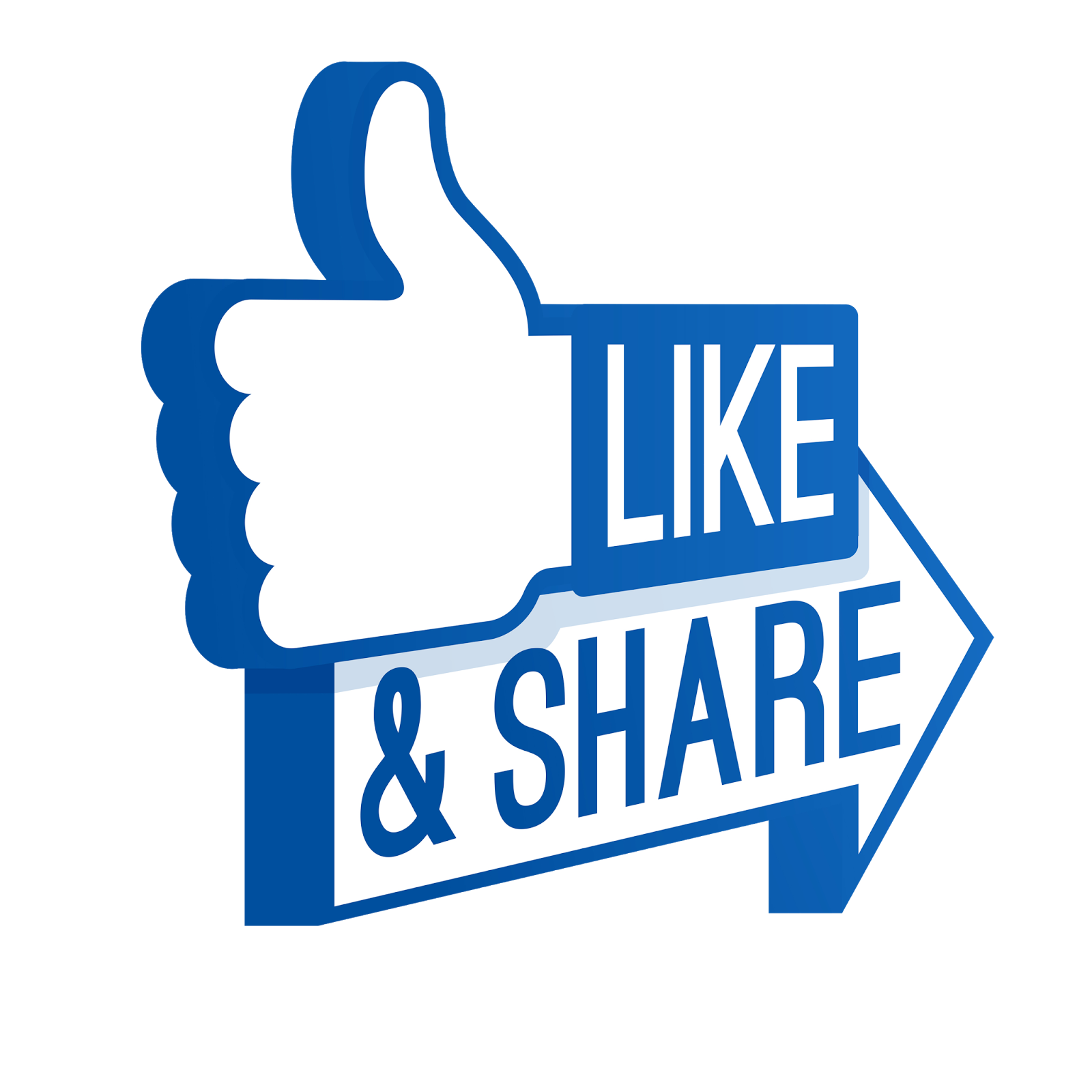 facebook like share png transparent logo #5786