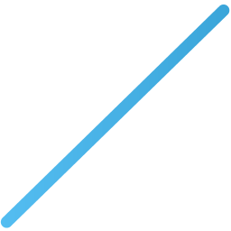 flat blue line icon symbol #40943