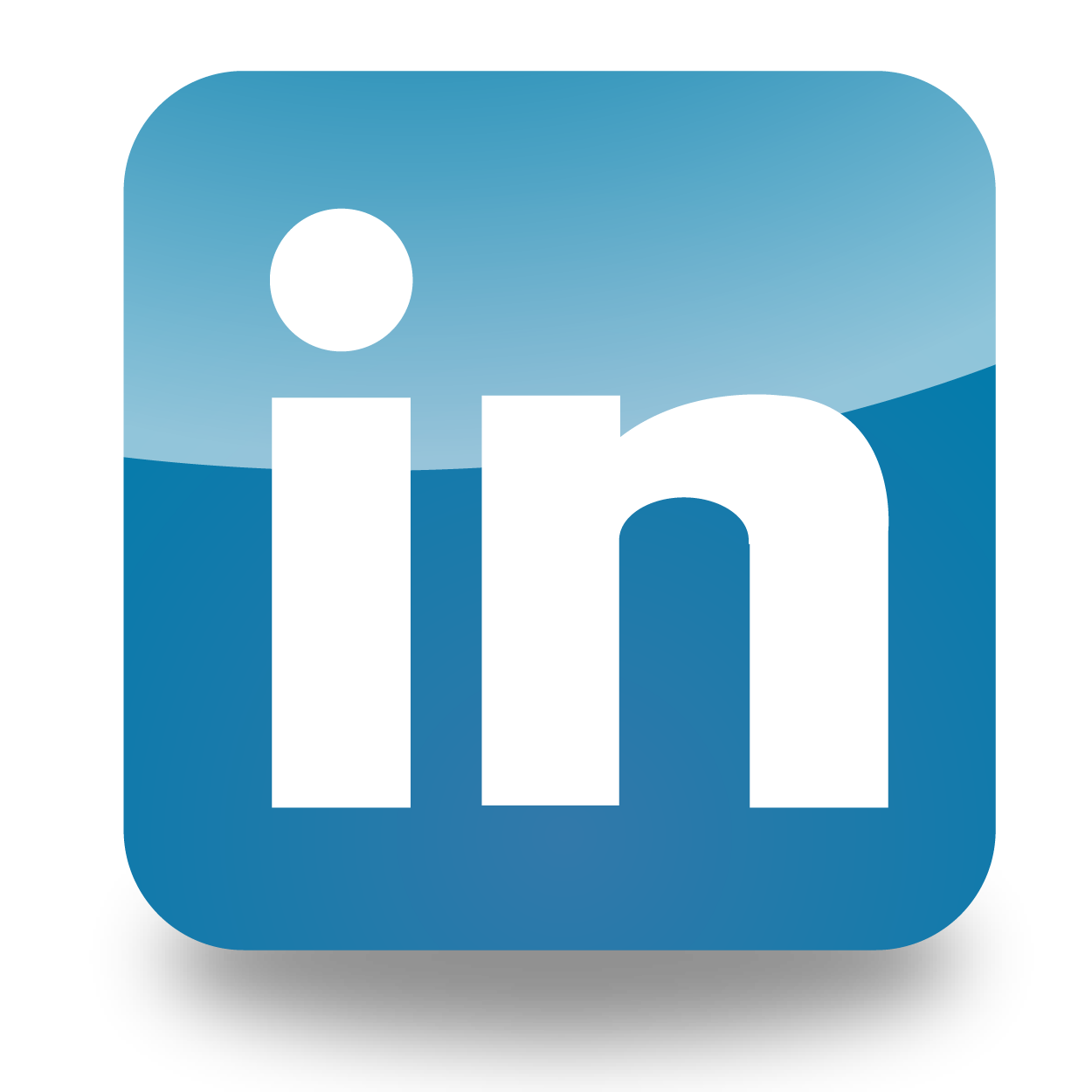 linkedin blue style logo png #1825