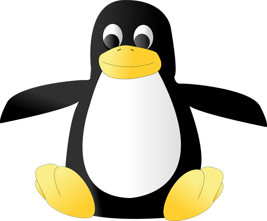 linux, penguin mascot tux vector graphic pixabay #22657