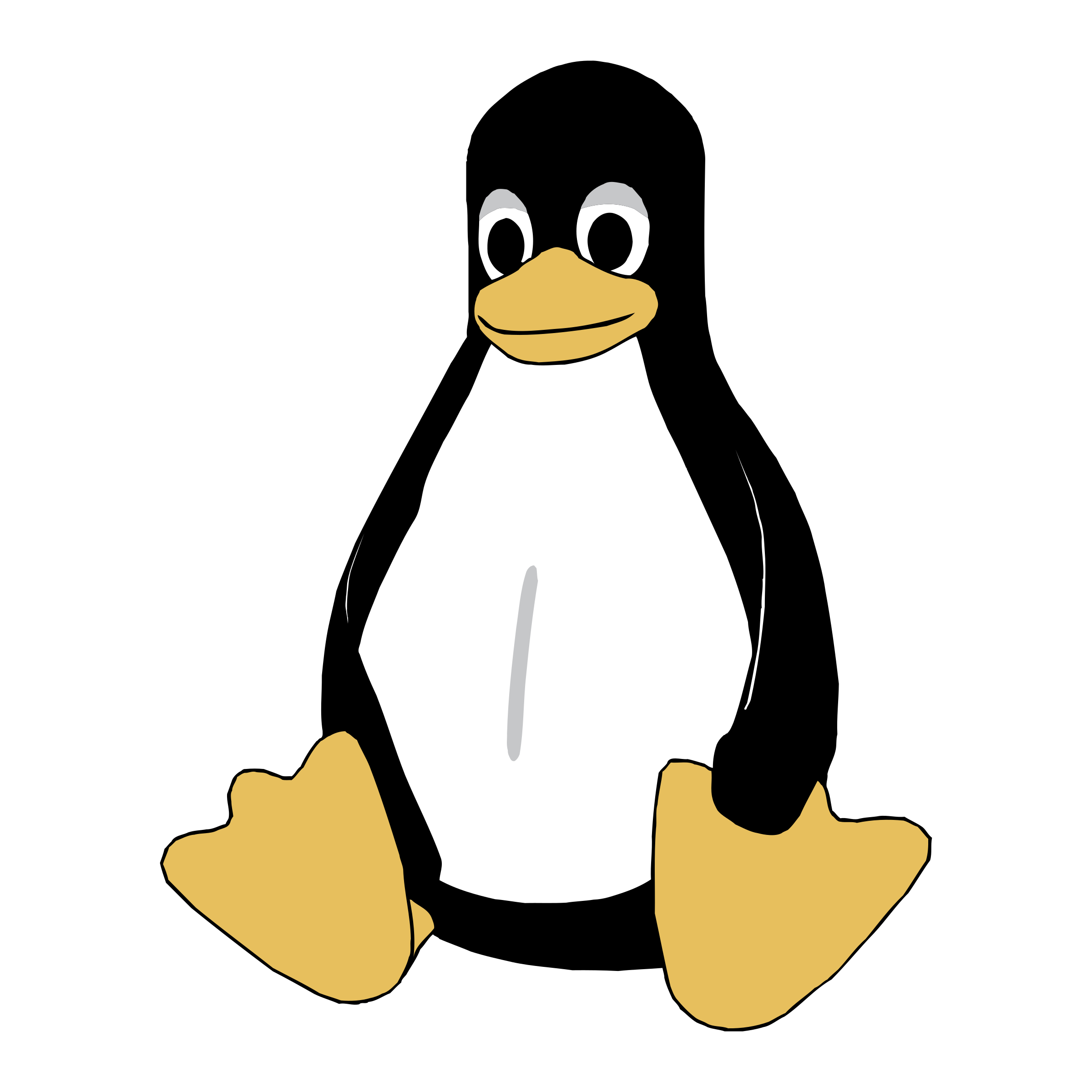 linux tux logo png transparent svg vector bie supply #22629