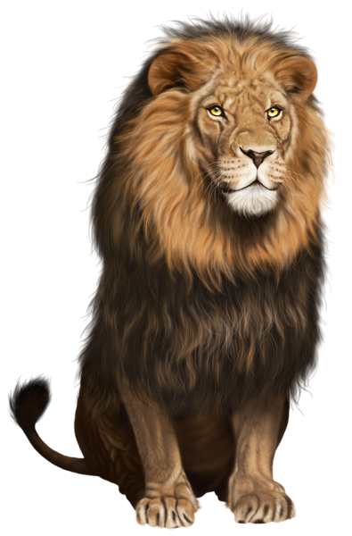 seating lion png picture #11305