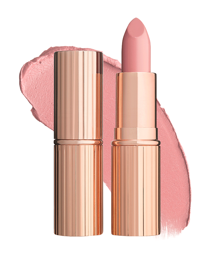 pale pink glossy lipstick valentine #26588