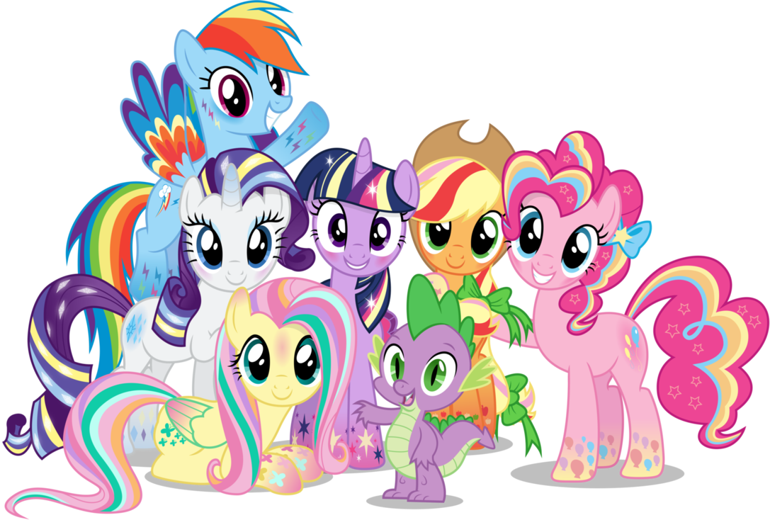 little pony clipart group #28034