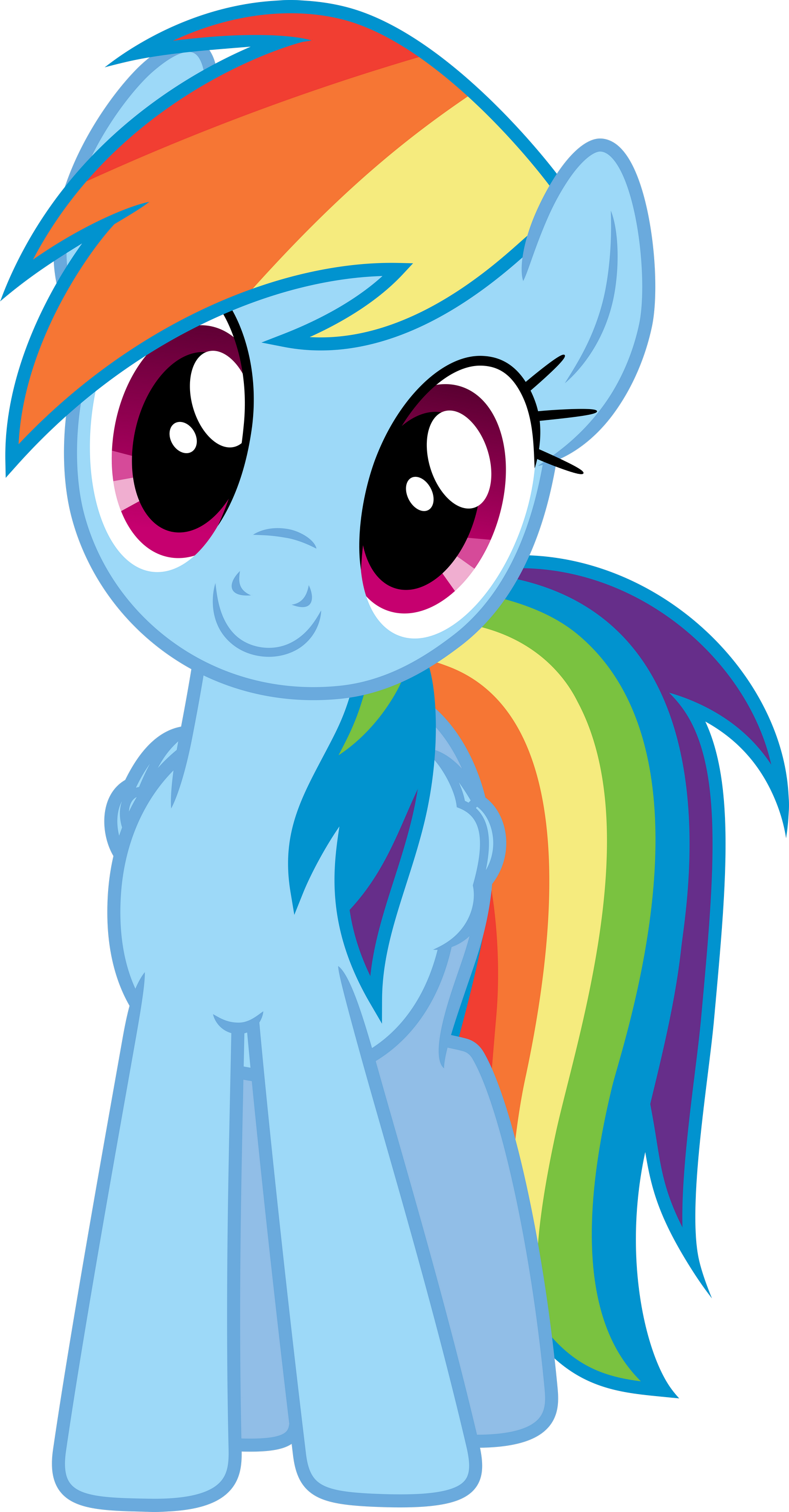 Ponies - My Little Pony Rainbow Dash, HD Png Download, png download,  transparent png image