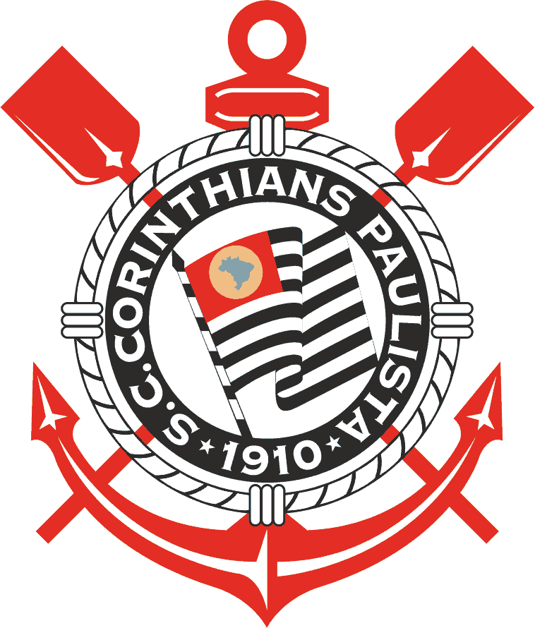 corinthians logo black and red design png #41753