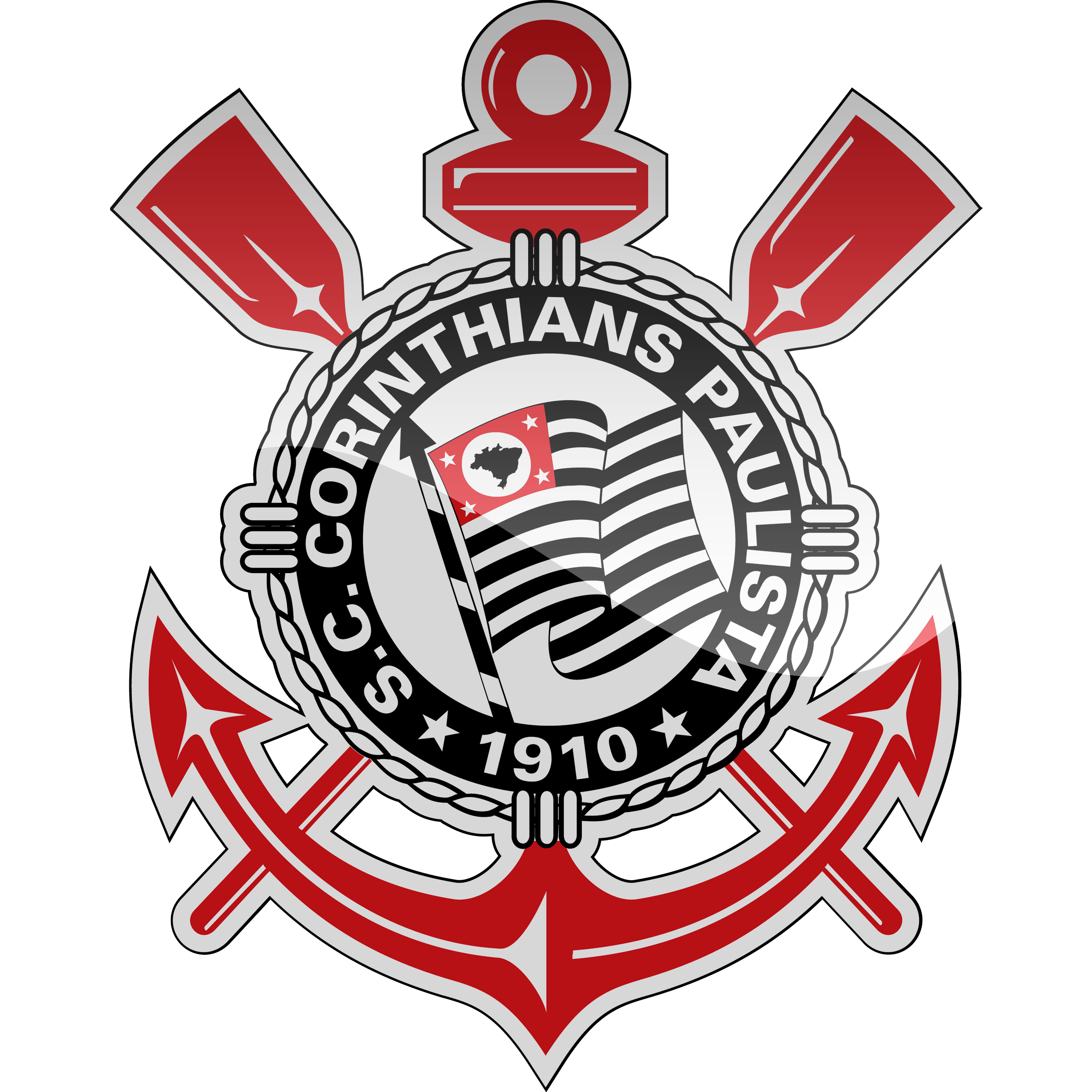 hd transparent sc corinthians paulista logo football logos #41760