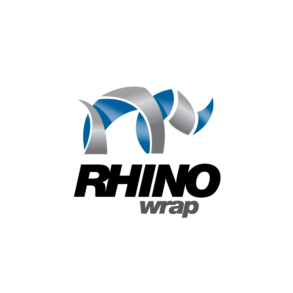 rhinowrap rhinoceros logo design logo cowboy #32143