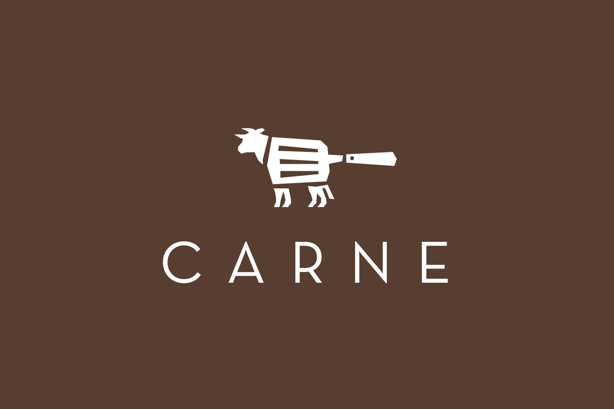 sold carne steak house logo design logo cowboy #32170