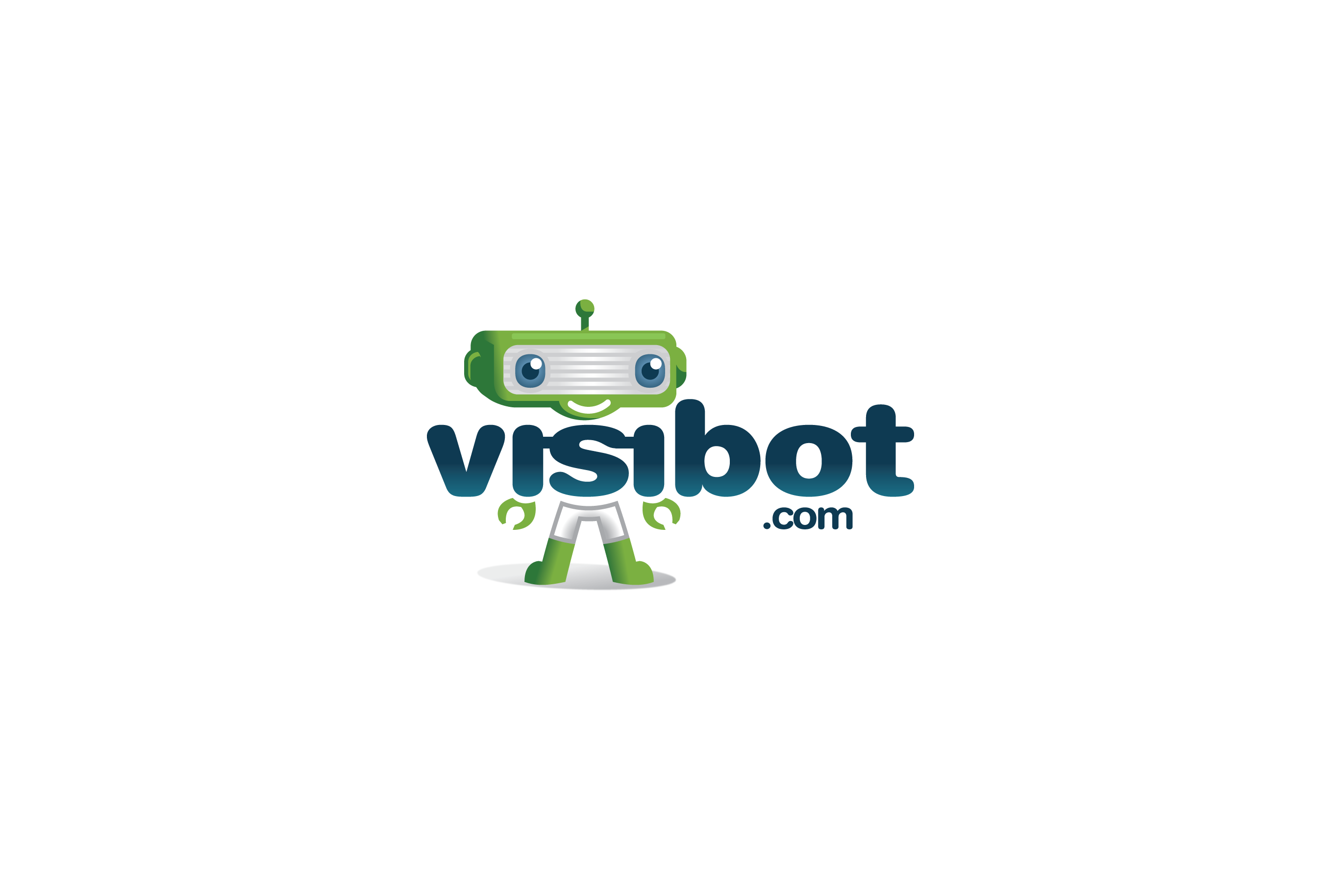 visibot robot logo design sold out logo cowboy 32169