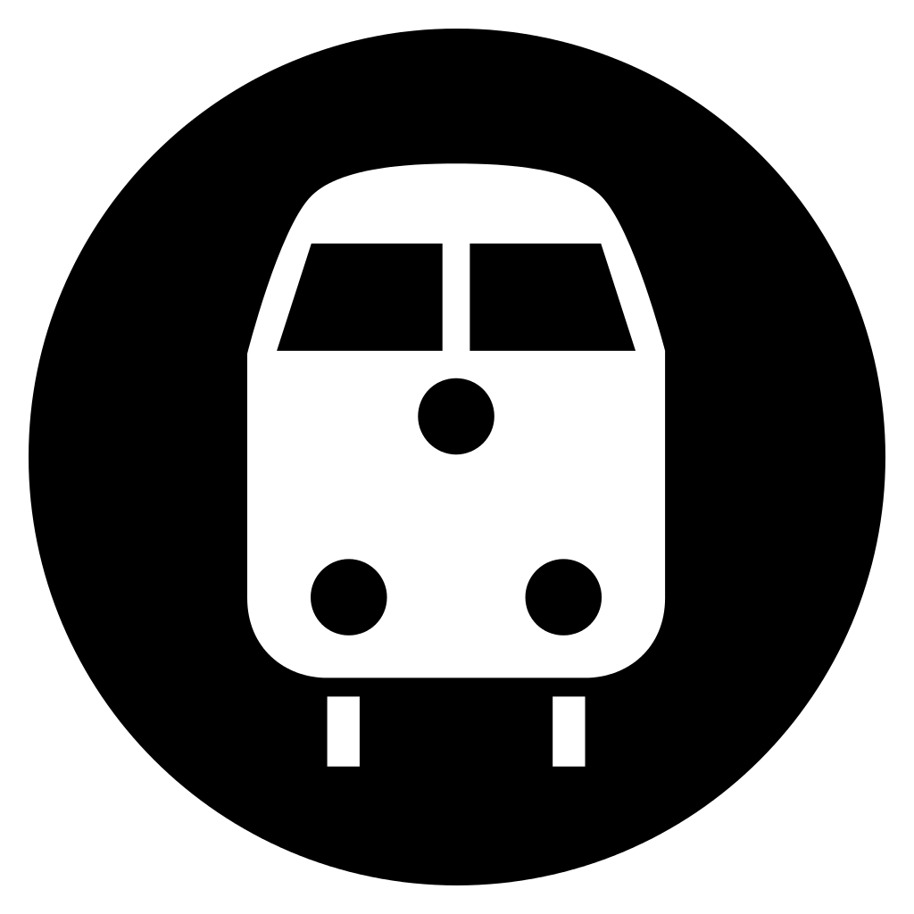 Blackeisenbahn logo traffic, bus icon #41148