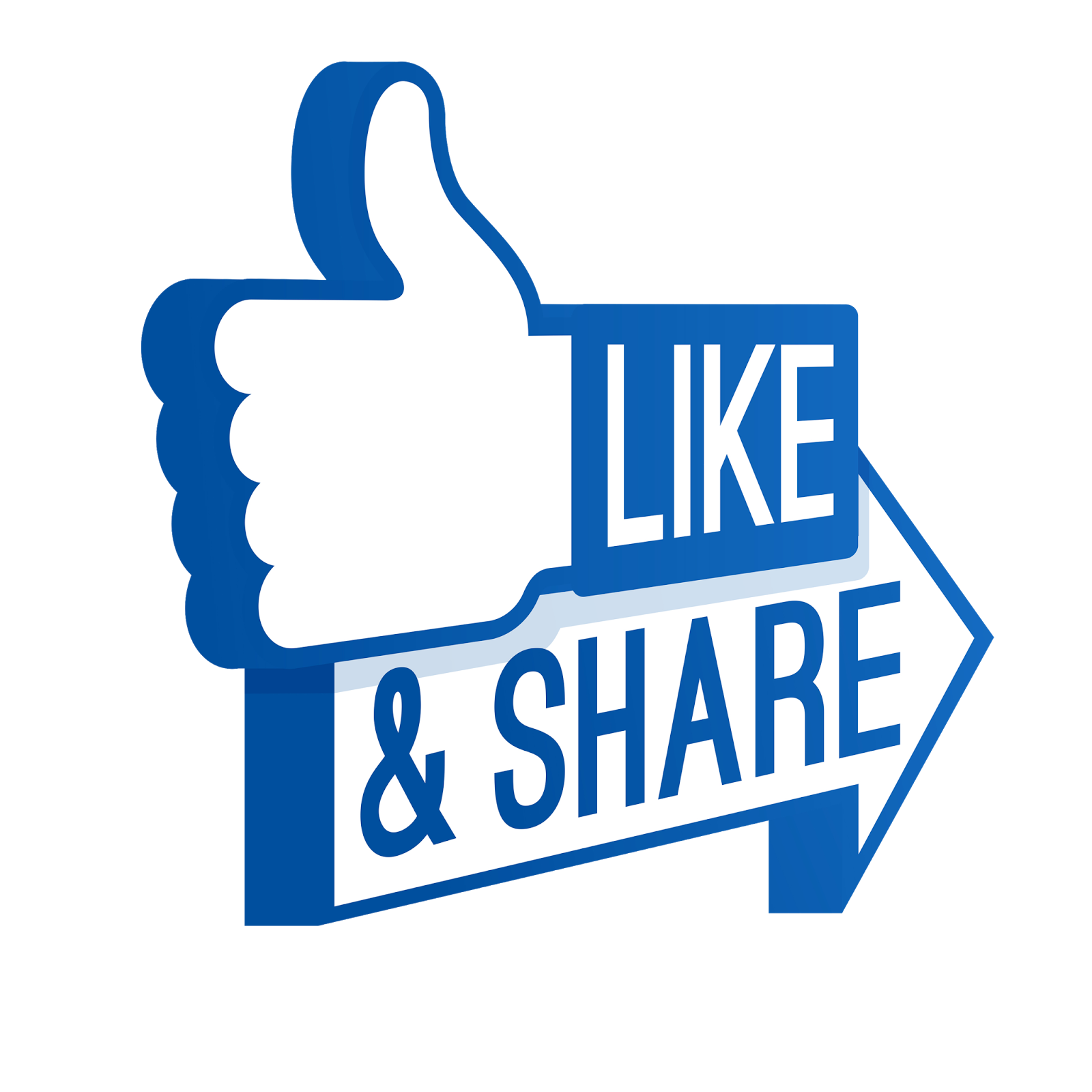 Facebook Like And Share Button PNG #32259