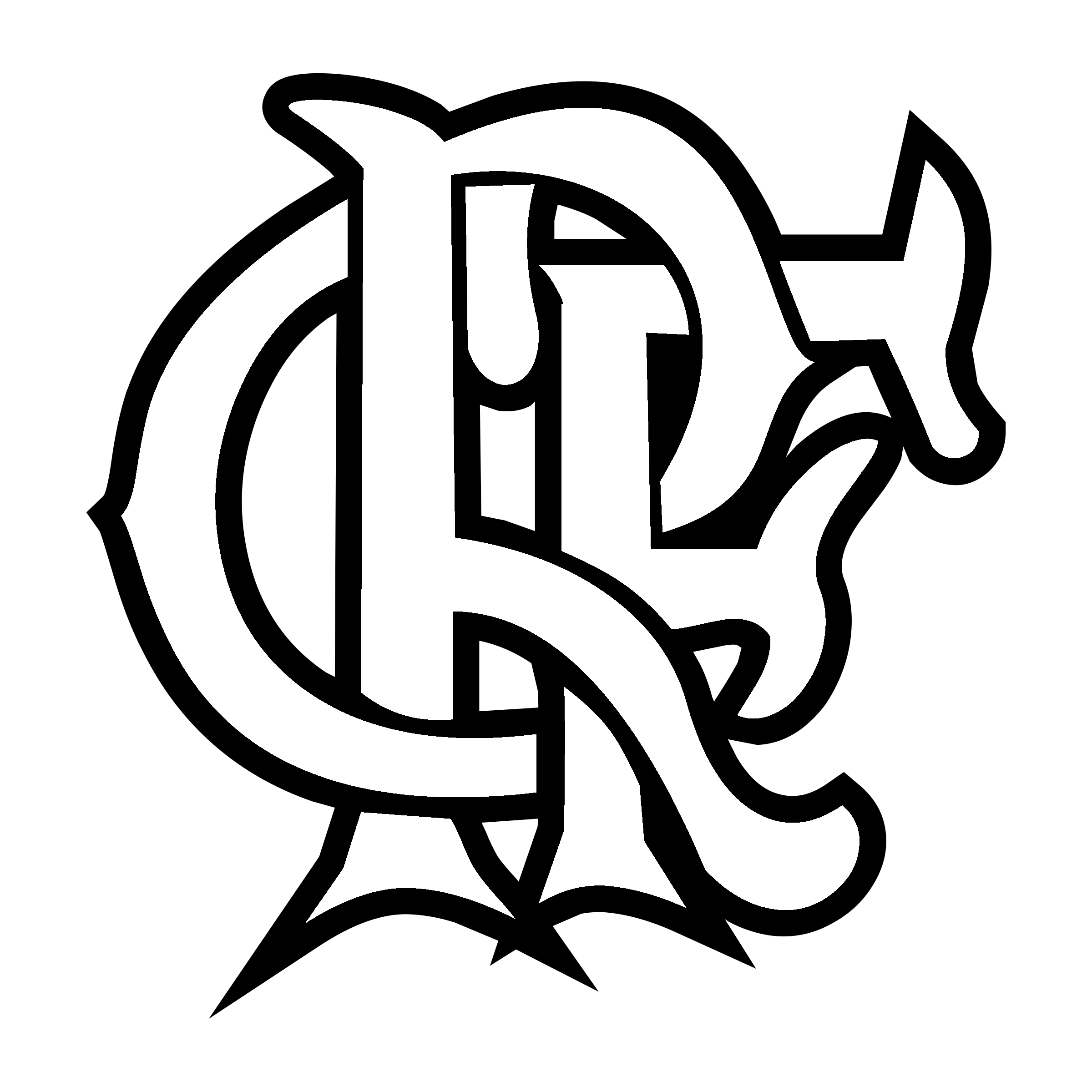 clube regatas flamengo logo png transparent svg vector #41050