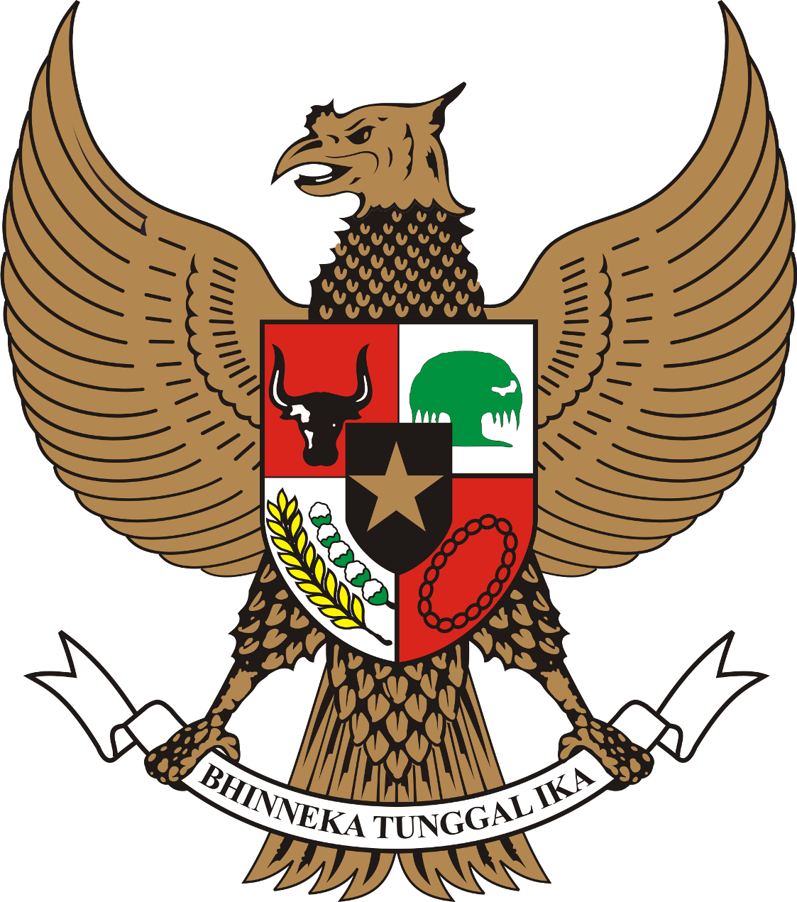 Logo Garuda PNG HD, Garuda Pancasila Logo Free Download - Free