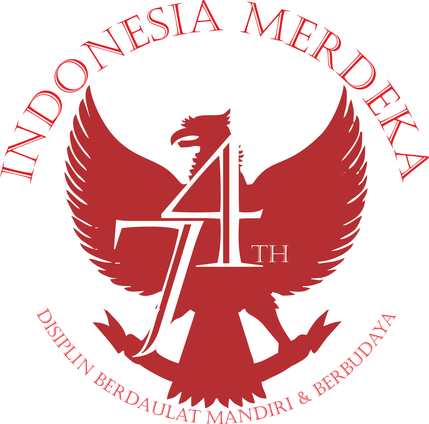hut ri ke 74 indonesia merdeka logo png #38875