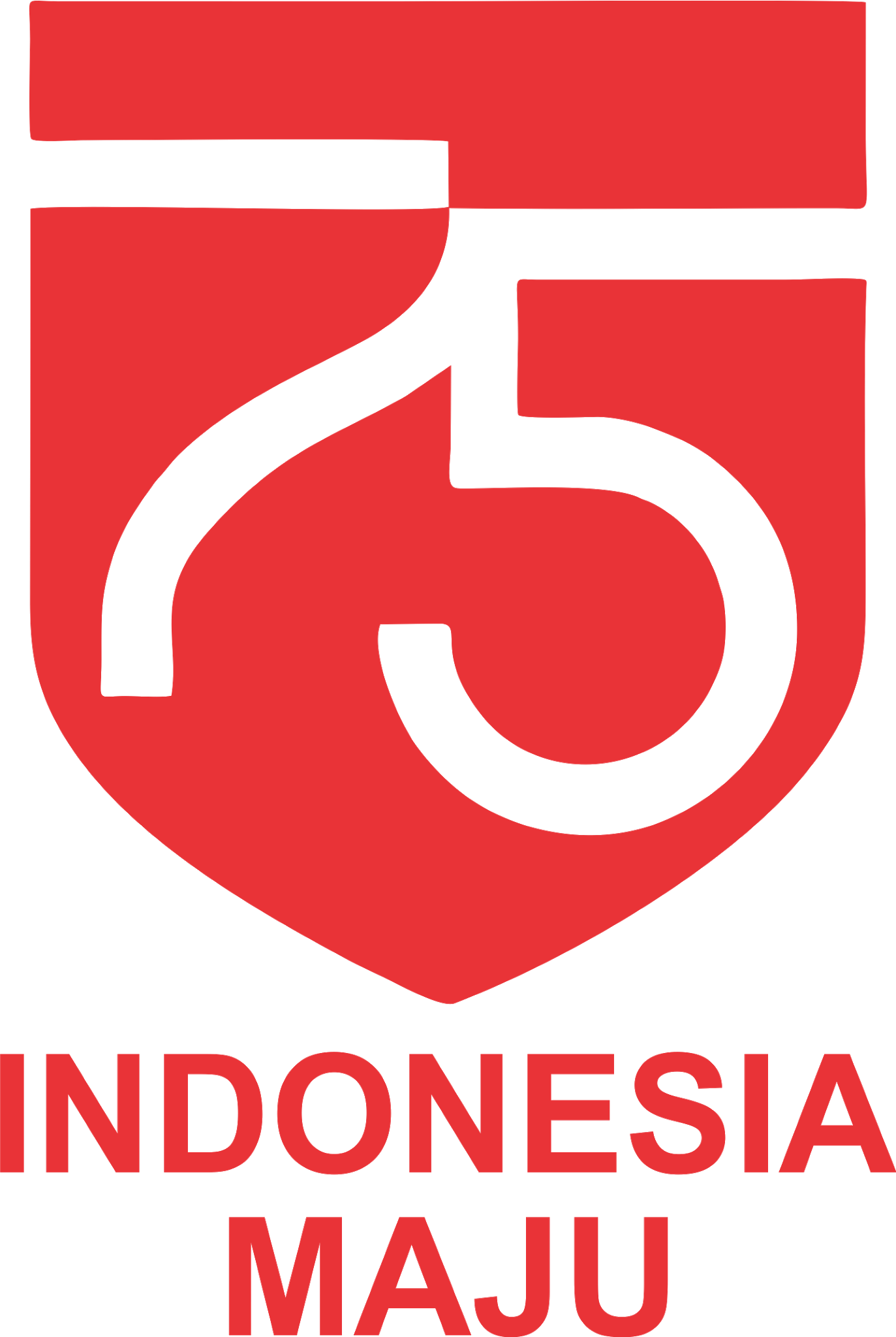 logo 75 Indonesia Maju png #42355