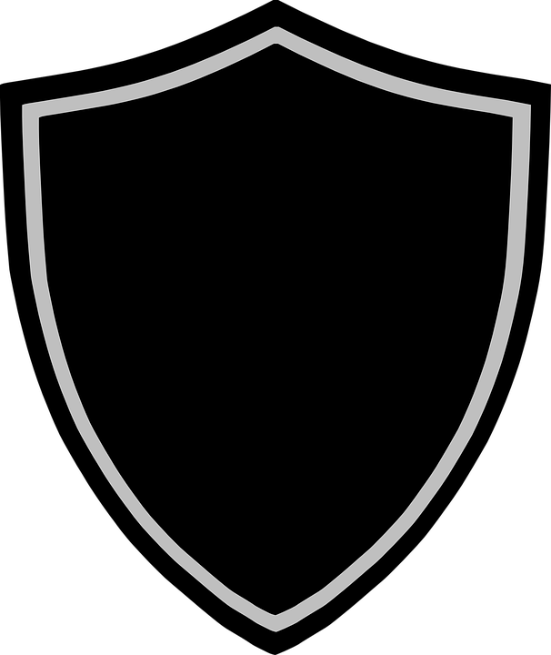 shield badge logo vector graphic #7593