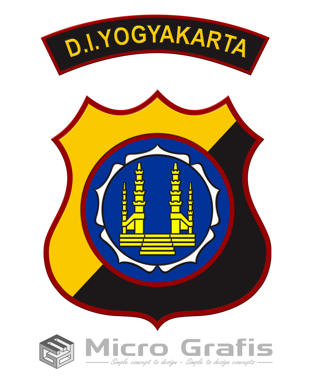 logo koperasi, micro grafis logo polda format cdr #13132