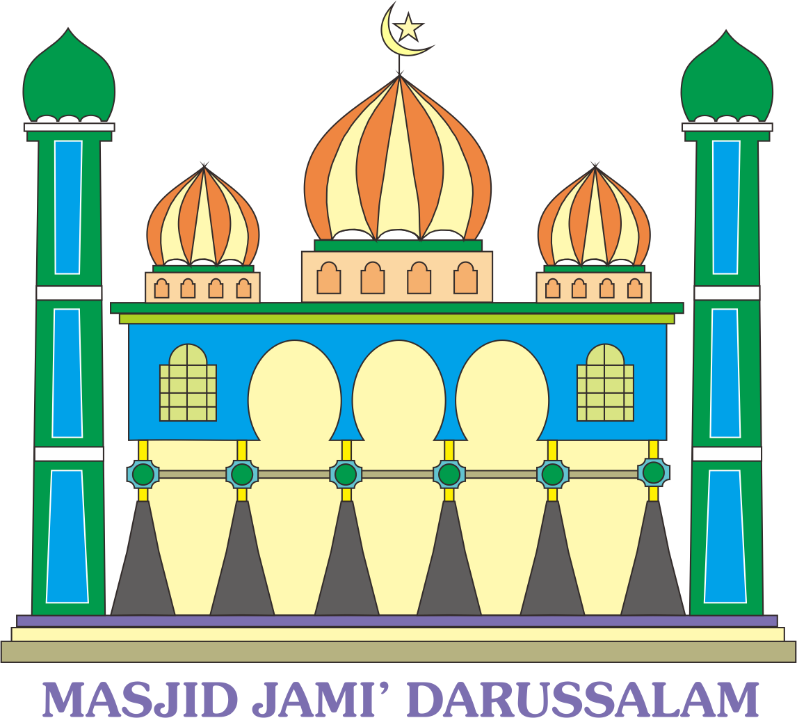 Masjid Jami Darussalam logo free download #40095