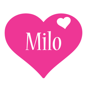 logo milo, milo logo name logo generator love love heart boots friday jungle style #28410