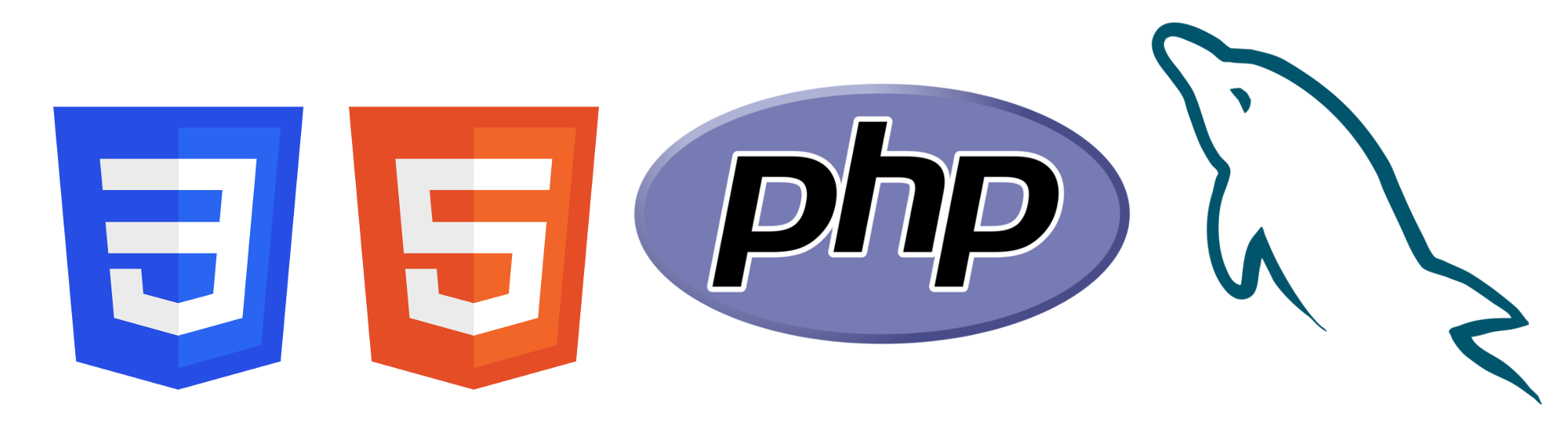 html css php mysql logo png transparent #36024