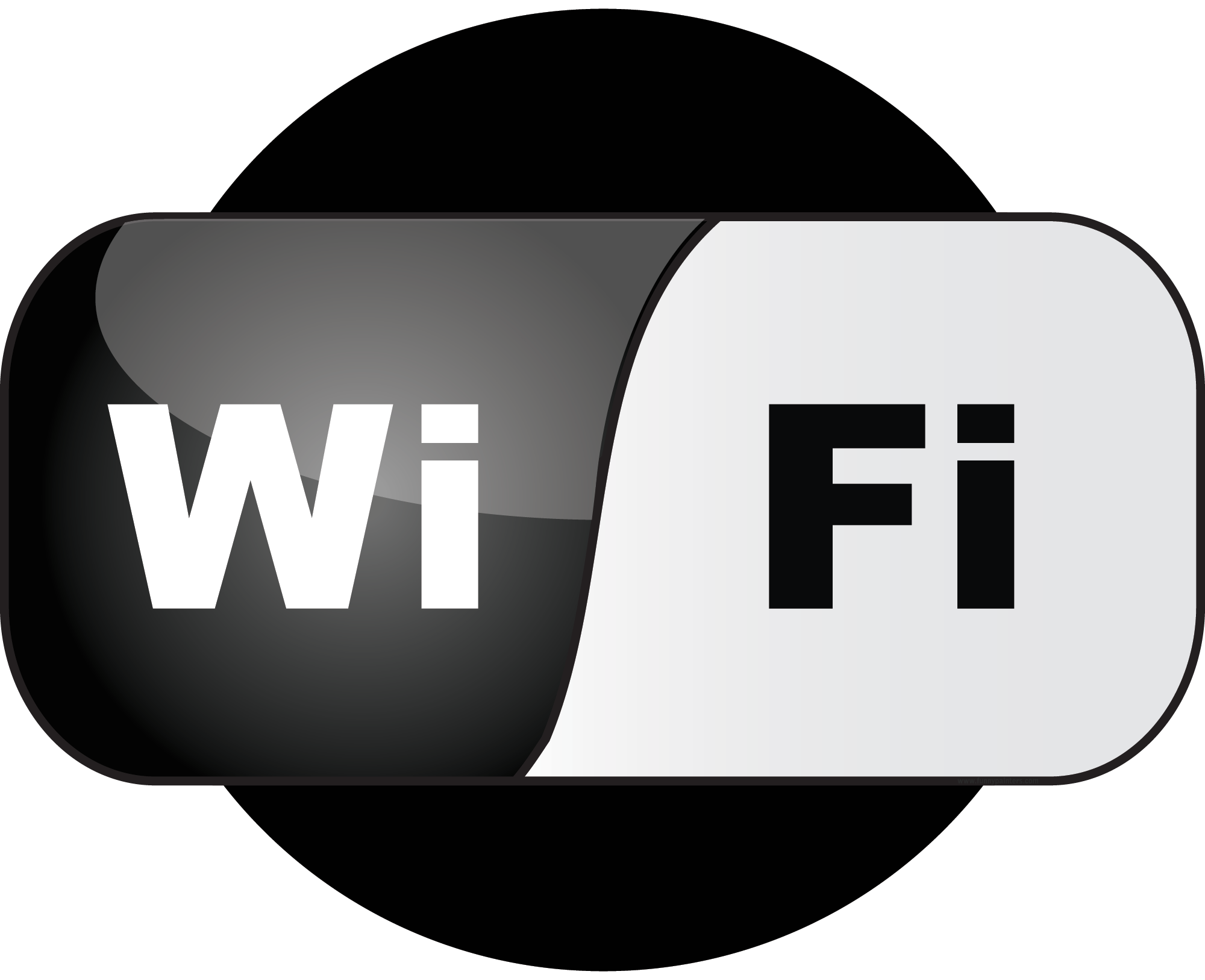 logo wifi, wifi naco rosa descalza #13678