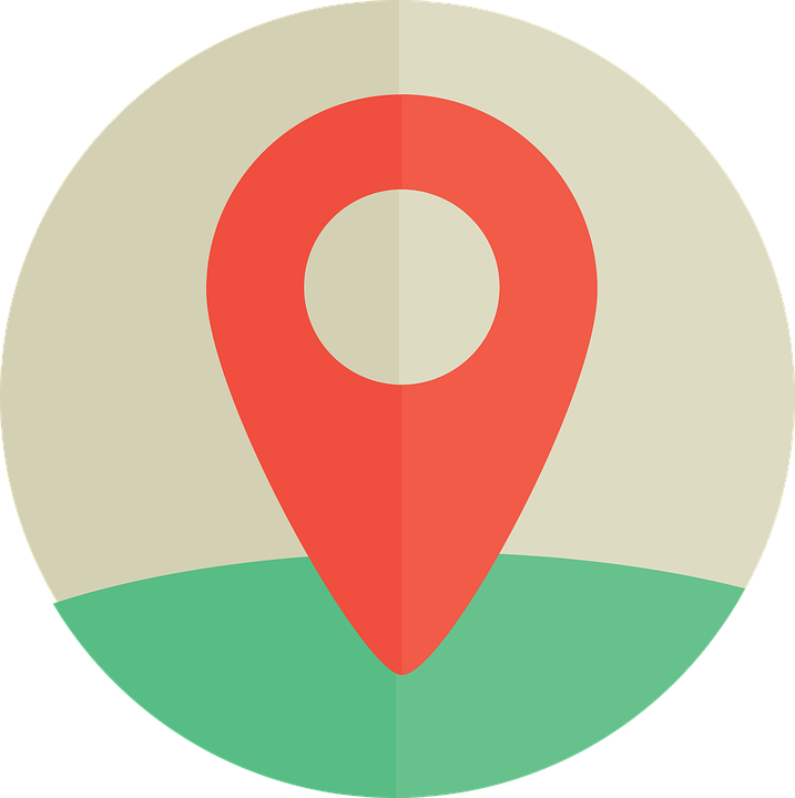 lokasi logo the location map where vector graphic #25372