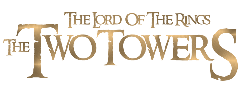the two towers, lord of the rings png logo #6398