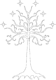 white tree and lord of the rings png logo #6401