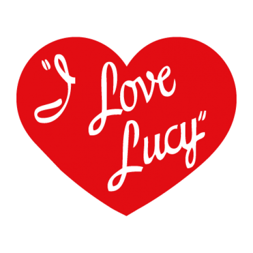 love lucy with heart logo png