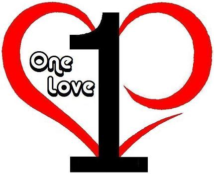 one love with 1 black png #668